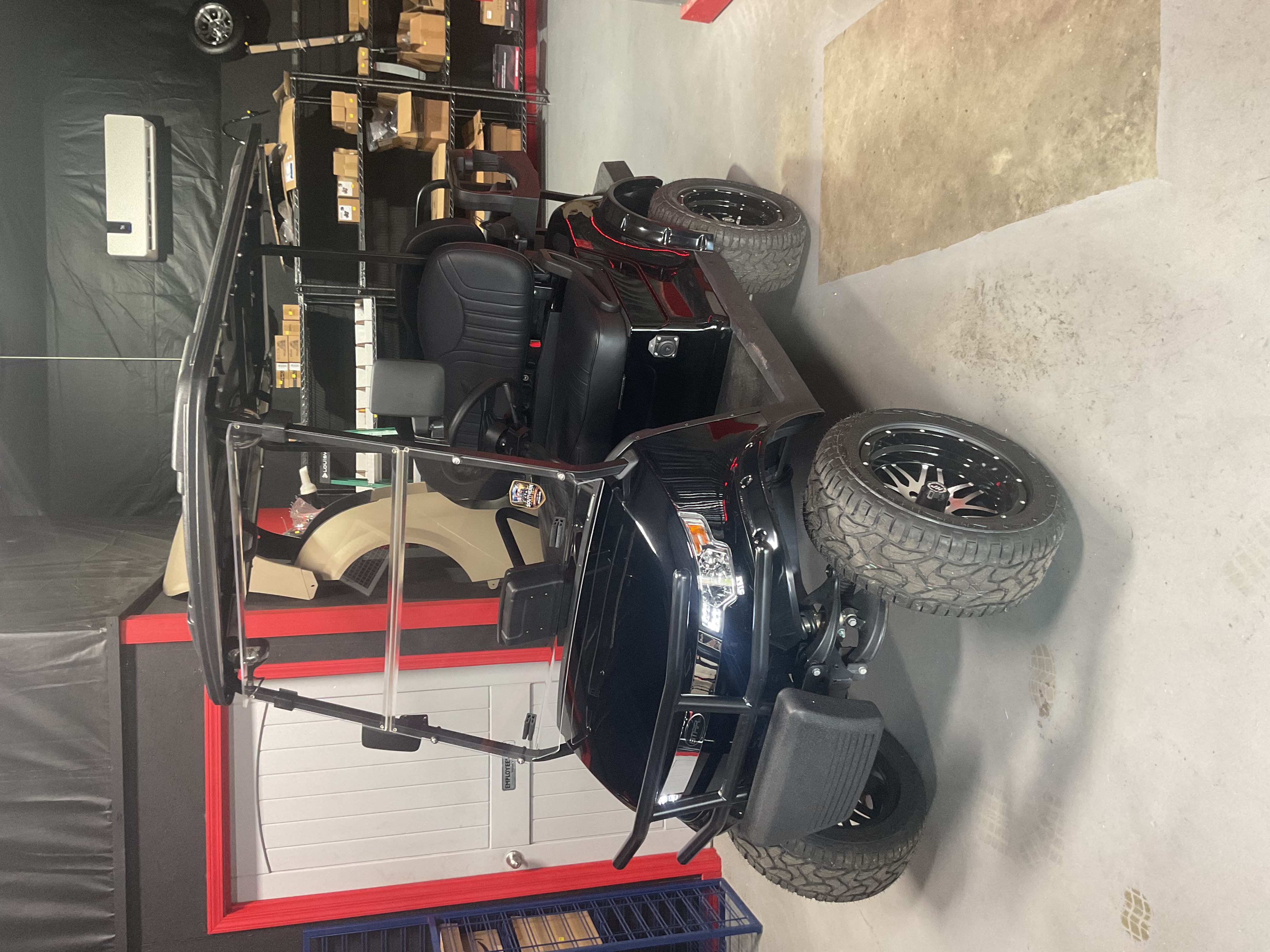 New 2027 Star Capella lifted golf cart in candy apple red